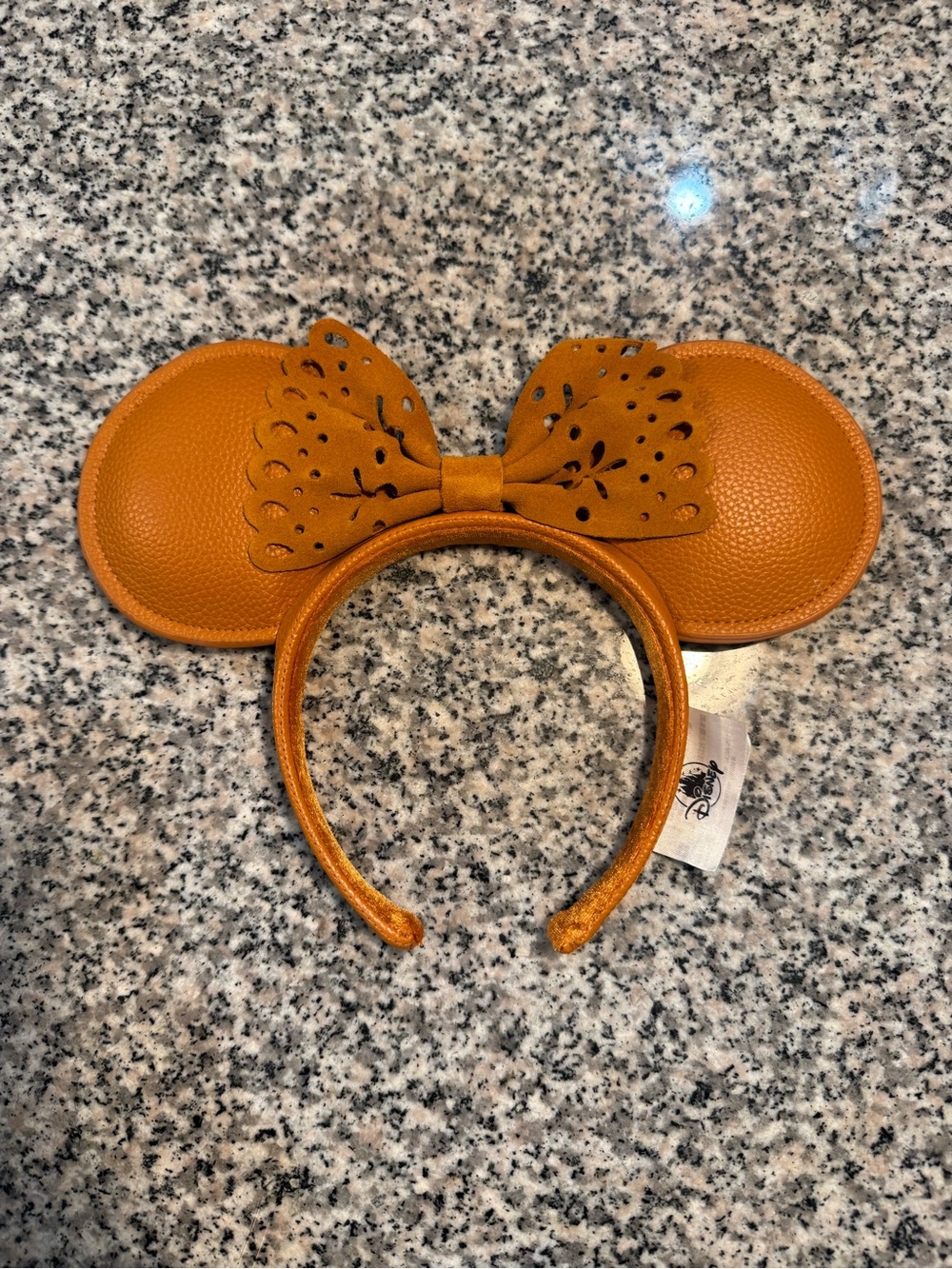Leather Minnie Mouse Ears
